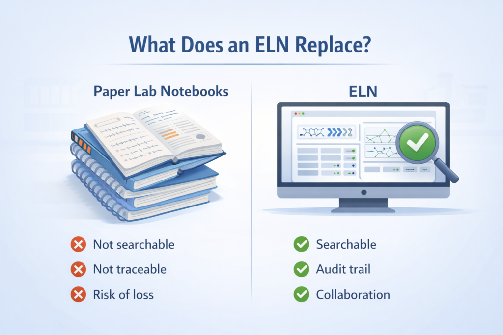 Electronic Lab Notebook vs Paper Notebook